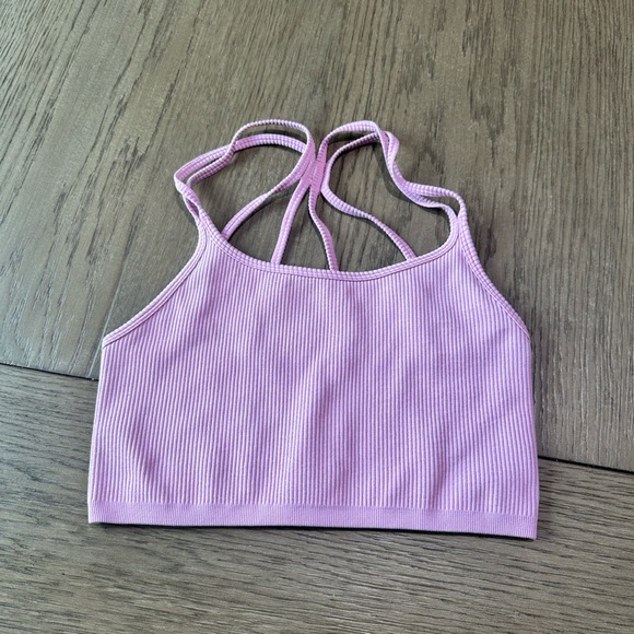 Bundle of 3 Ribbed Crop Tank Tops Size Small - Picture 3 of 11